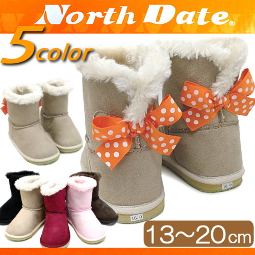 North Date リボンのムートンブーツ☆