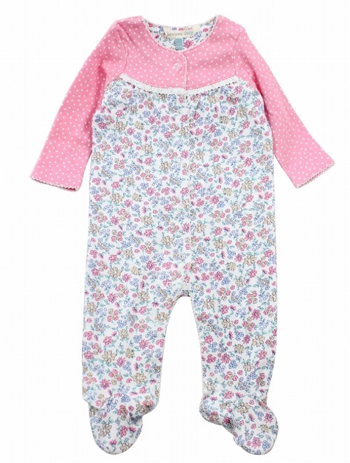 ベビー服 カバーオール 足付き 長袖