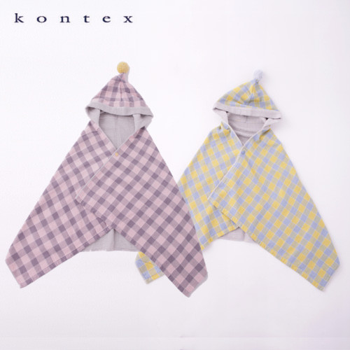 kontex(コンテックス)アンジェリーヌフード付きバスタオル