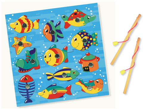 メルテン(Mertens)社の魚つりパズルおもちゃ