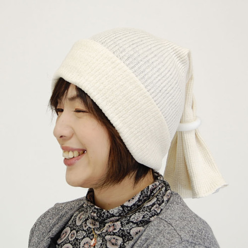 繭に包まれた優しいぬくもり♪ 天然シルク ナイトキャップ
