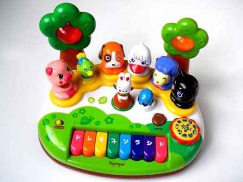 ローヤル NEW光るどうぶつドレミ隊 No.8819 カワイイ動物達がお口をパクパク、大合唱します!【楽ギフ_包装選択】【楽ギフ_のし宛書】【RCP】【P2】