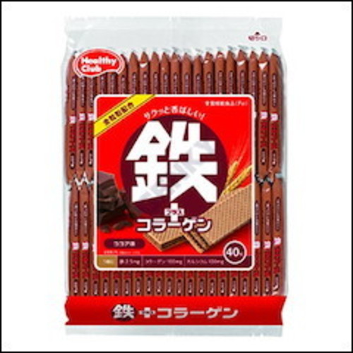 鉄プラスコラーゲン ウエハース 40枚