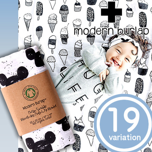 モダンバーラップ おくるみ Modern Burlap