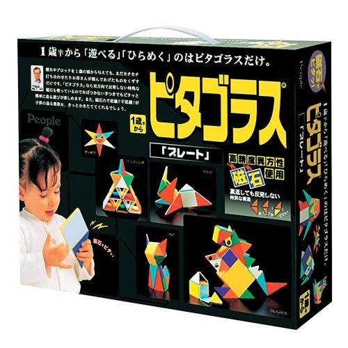 【ピープル】ピタゴラスひらめきのプレート