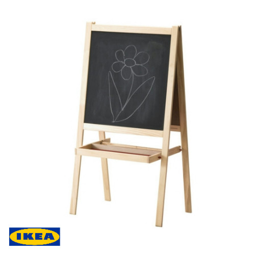イケア IKEA 子供玩具 イーゼルソフトウッド ホワイトおもちゃ 遊具 ホワイトボード 黒板 お絵かき【smtb-ms】3016785202P01Oct16