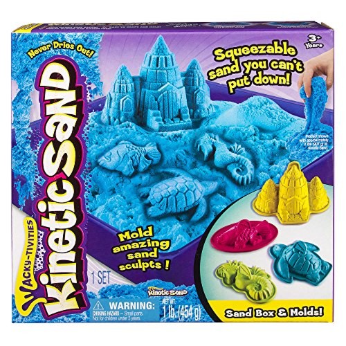 Sandbox Molds Activity Set 室内用お砂遊びセット ブルー