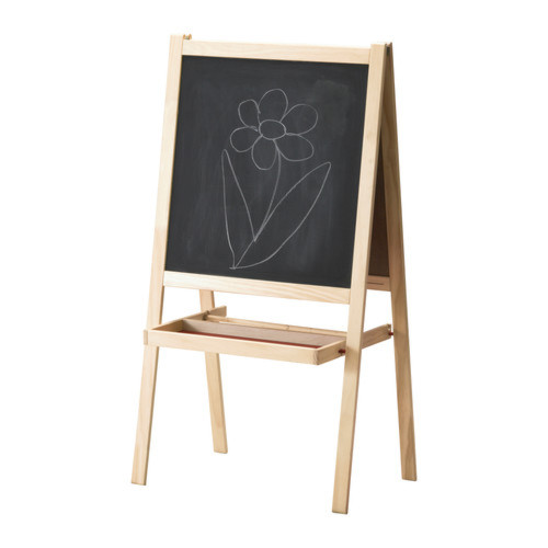 イケア IKEA MALA イーゼル ソフトウッド ホワイト
