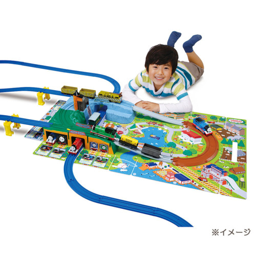 プラレールトーマス きかんしゃトーマス おでかけ立体マップ