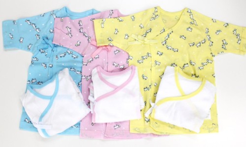 hakka baby(ハッカベビー)COTTON CLOVERシリーズ 短肌着2枚セット