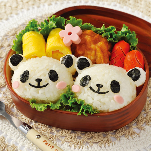パンダおにぎりセット(おにぎり型&のりパンチ)