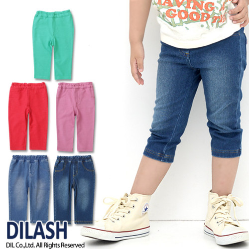 5色デニムニット7分丈レギンス DILASH(ディラッシュ)