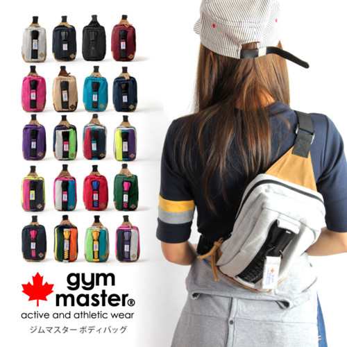 【MAX20%クーポン対象】(gym master ジムマスター)ボディバッグ ワンショルダー メガジップ スウェット 男女兼用 レディース メンズ gym master ジムマスター (g239572)