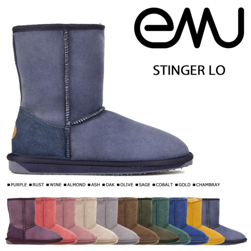 emu スティンガー ロー ムートンブーツ