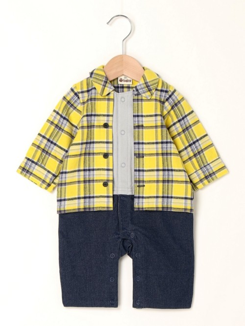 ebaby 重ね着風ロンパース