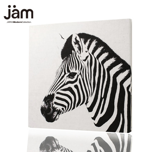 動物の横顔 Zebra(シマウマ)ファブリックボード