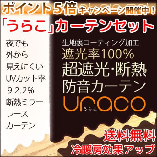 URACO(うらこ)カーテンセット