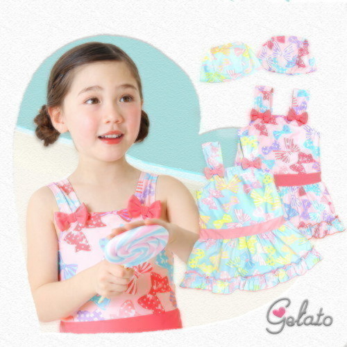 女の子 ワンピース水着